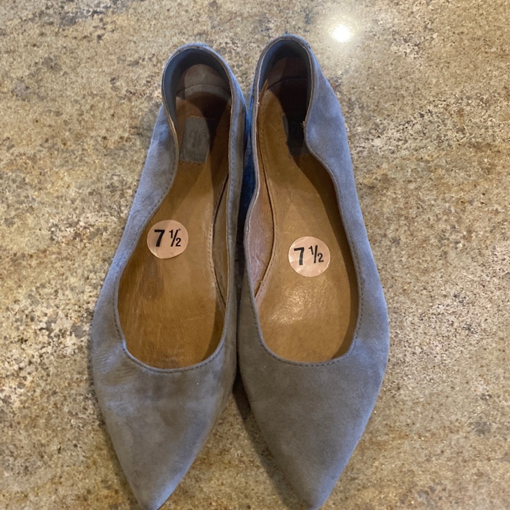 Frye pointed toe flats. 7.5